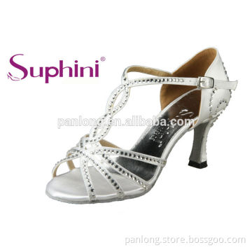 White party/ wedding shoe dress shoe with crystal 283
